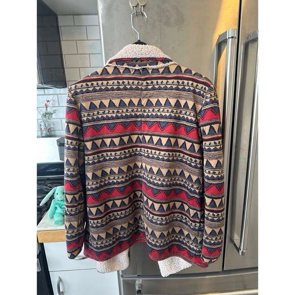 Kiwi Tucker long line jacket Aztec, southwestern, Native American pattern - Picture 6 of 6